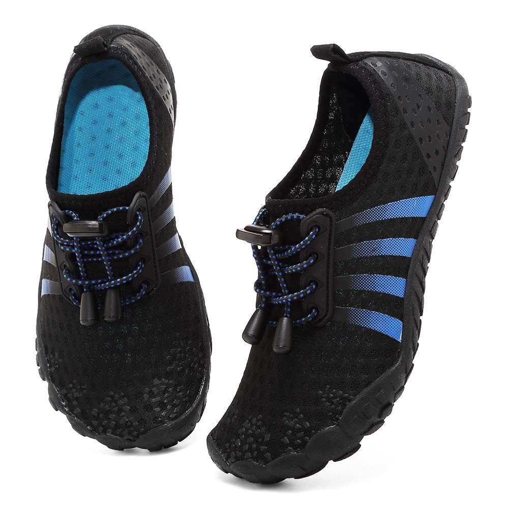**Boys & Girls Water Shoes - Lightweight Comfortable Sole for Easy Walking, Athletic Slip-On Aqua 5-Toe Socks (Toddler/Little Kid/Big Kid) - Perfect for Beach, Pool, and Outdoor Water Activities**
