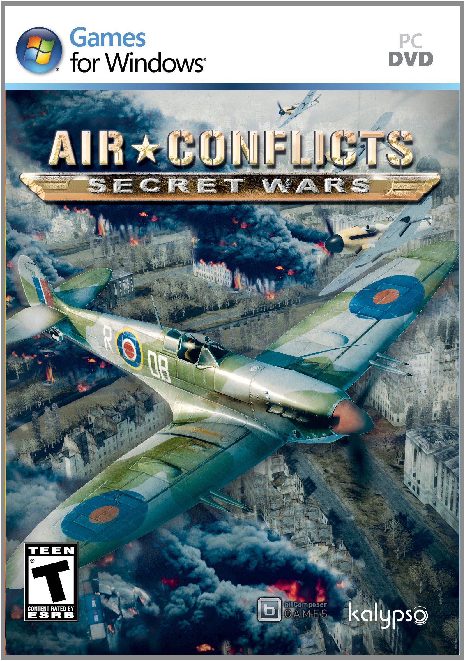 Air Conflicts - PC Game | WWII Combat Flight Simulator | Dogfight & Aerial Battles | Perfect for History Buffs & Flight Enthusiasts