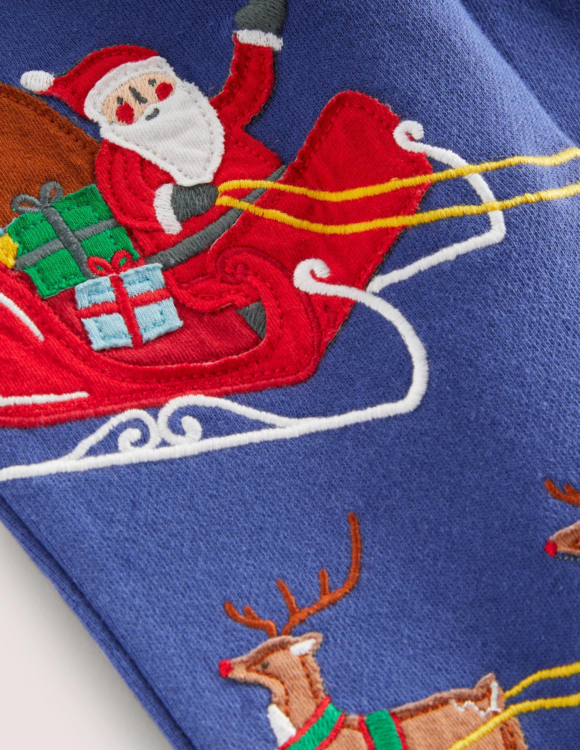 Festive Starboard Appliqué Joggers - Comfortable Holiday Pants for Women & Men - Perfect for Christmas Parties & Cozy Winter Outfits