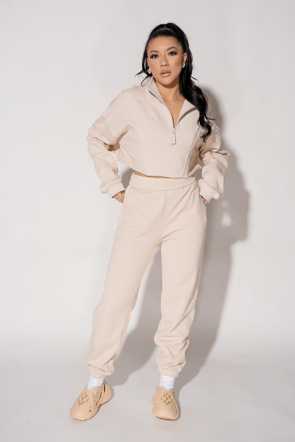 Oversized Jogger Pants for Women - Comfortable High Waist Lounge Sweatpants with Pockets | Perfect for Yoga, Running, Travel & Casual Wear