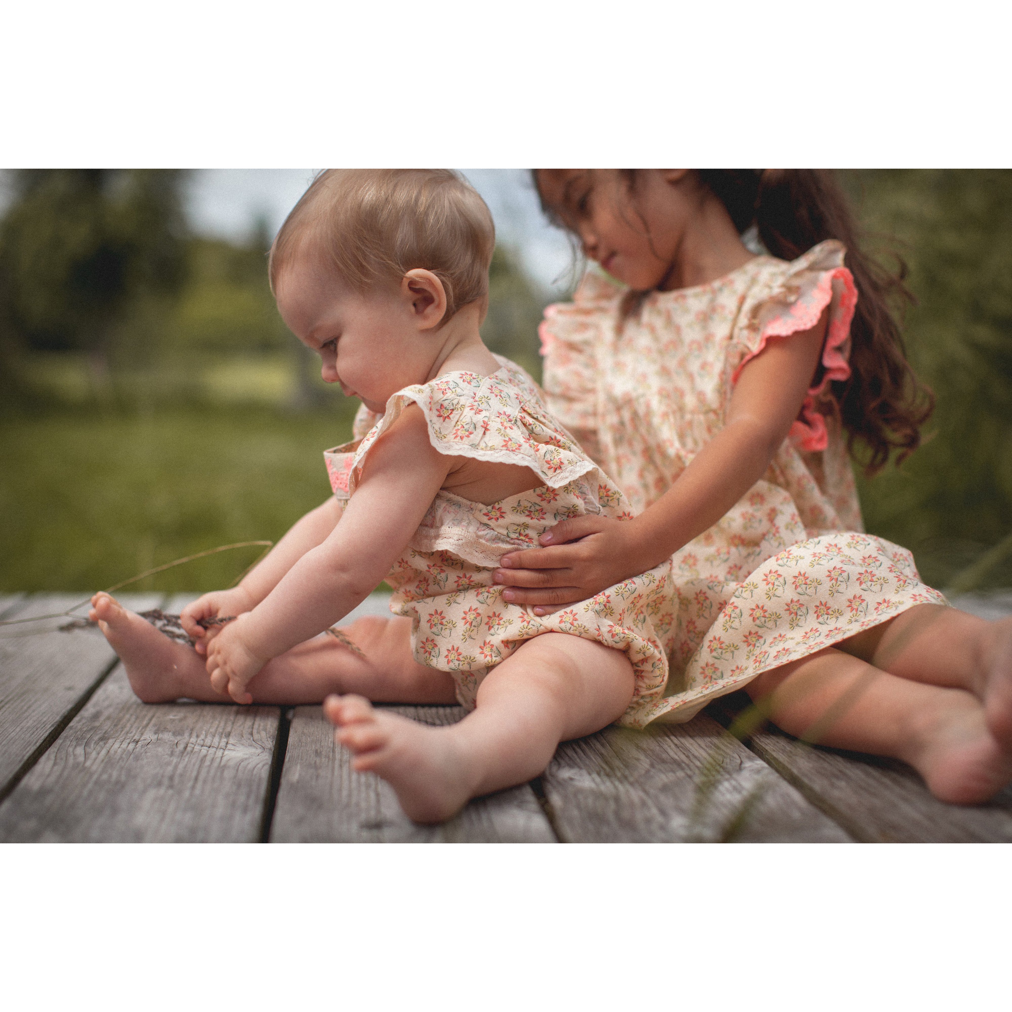 Bonheur du Jour Paris Baby BB Overall Nude - Soft Cotton Romper for Newborns & Infants - Perfect for Playtime, Photo Shoots & Everyday Wear