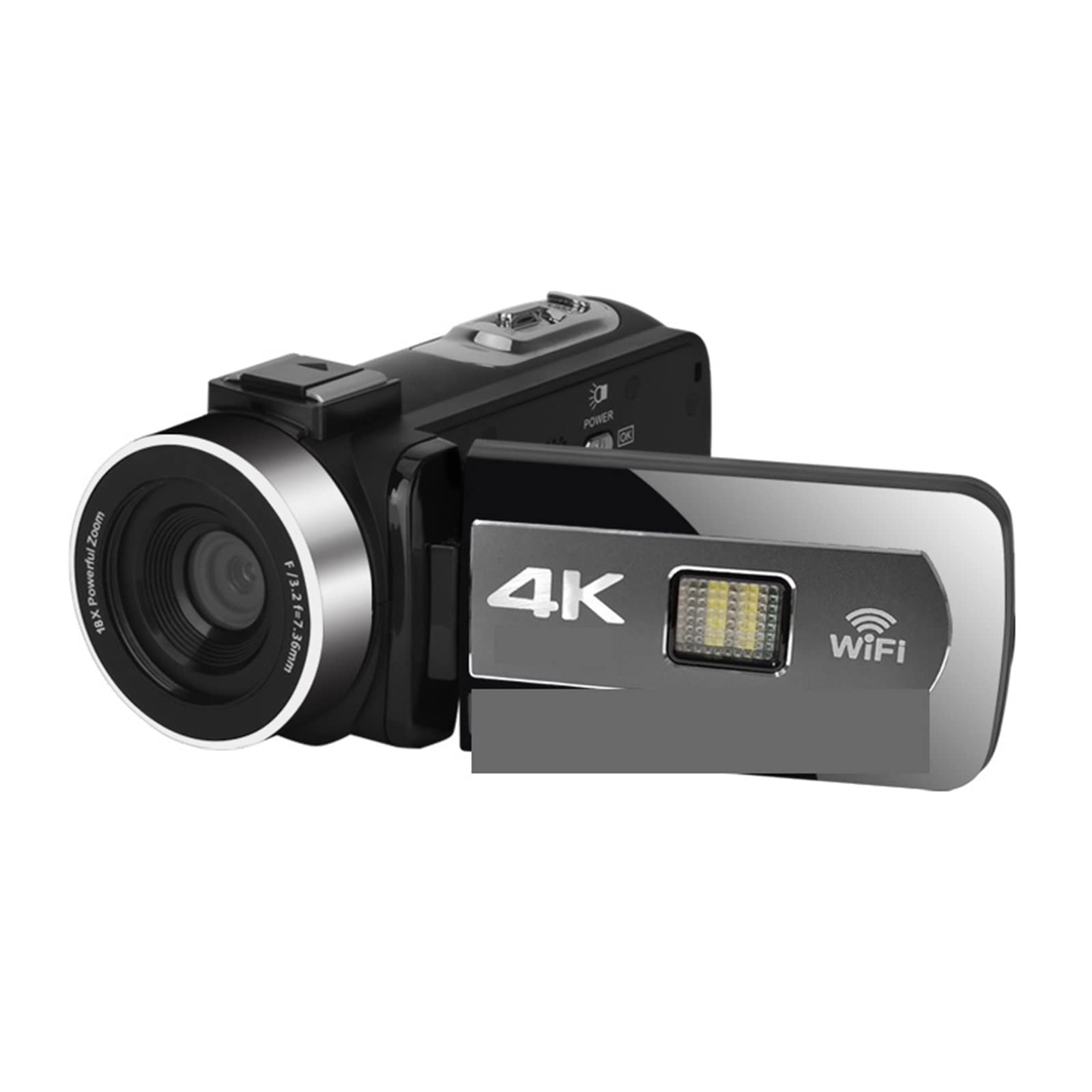 AUBEST 4K 48MP Digital Video Camera Camcorder with Auto Focus - Professional Vlogging Camera, Live Streaming Webcam & Photography Camcorder for YouTube, Travel, Events (No SD Card Included)