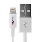 VASTER SuperE MFi Certified Lightning to USB A Cable - Fast Charging & Sync for iPhone - 1M/3.3ft White - Perfect for Home, Office & Travel Charging