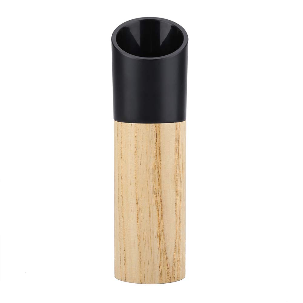 Premium SH-RuiDu Wooden Pepper Grinder - Eco-Friendly Manual Spice Mill with Adjustable Coarseness - Perfect for Kitchen, Camping & Gifting (Black)