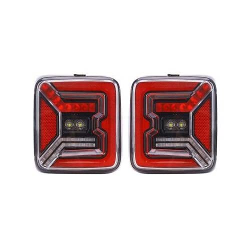 JEEP WRANGLER JL LED Tail Lights - High-Tech Waterproof Brake Lights for Off-Road & Night Driving | Perfect for Wrangler JL 2018-2023 Models