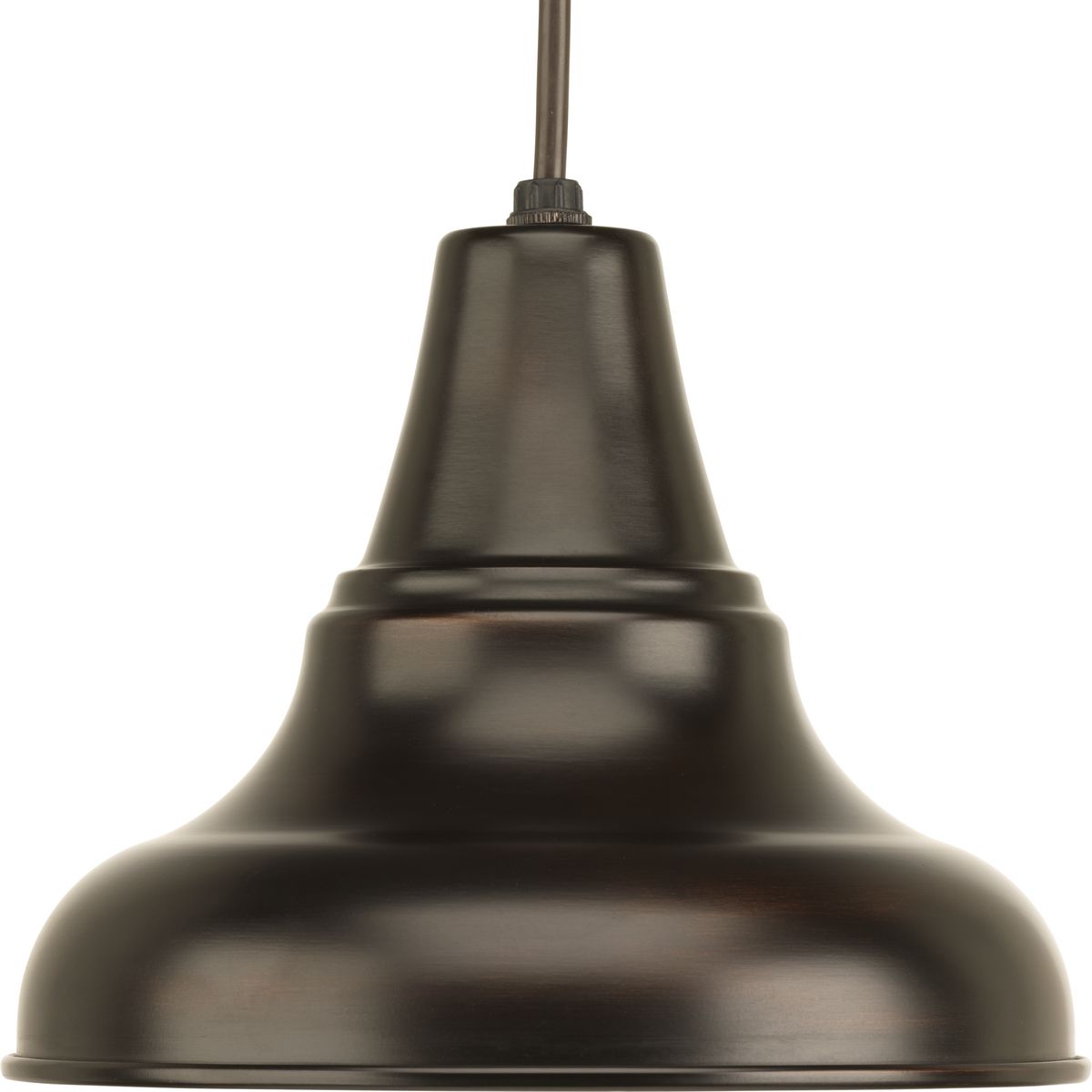 District Collection One Light Medium Hanging Lantern - Vintage Industrial Pendant Light Fixture for Dining Room, Kitchen Island, or Entryway Lighting