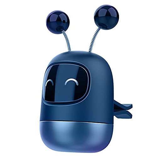 Mini Robot Car Air Freshener Vent Clip - Aromatherapy Deodorant for Car Interior | Long-Lasting Fragrance, Adjustable Ventilation Outlet | Perfect for Daily Commute, Road Trips & Office Parking