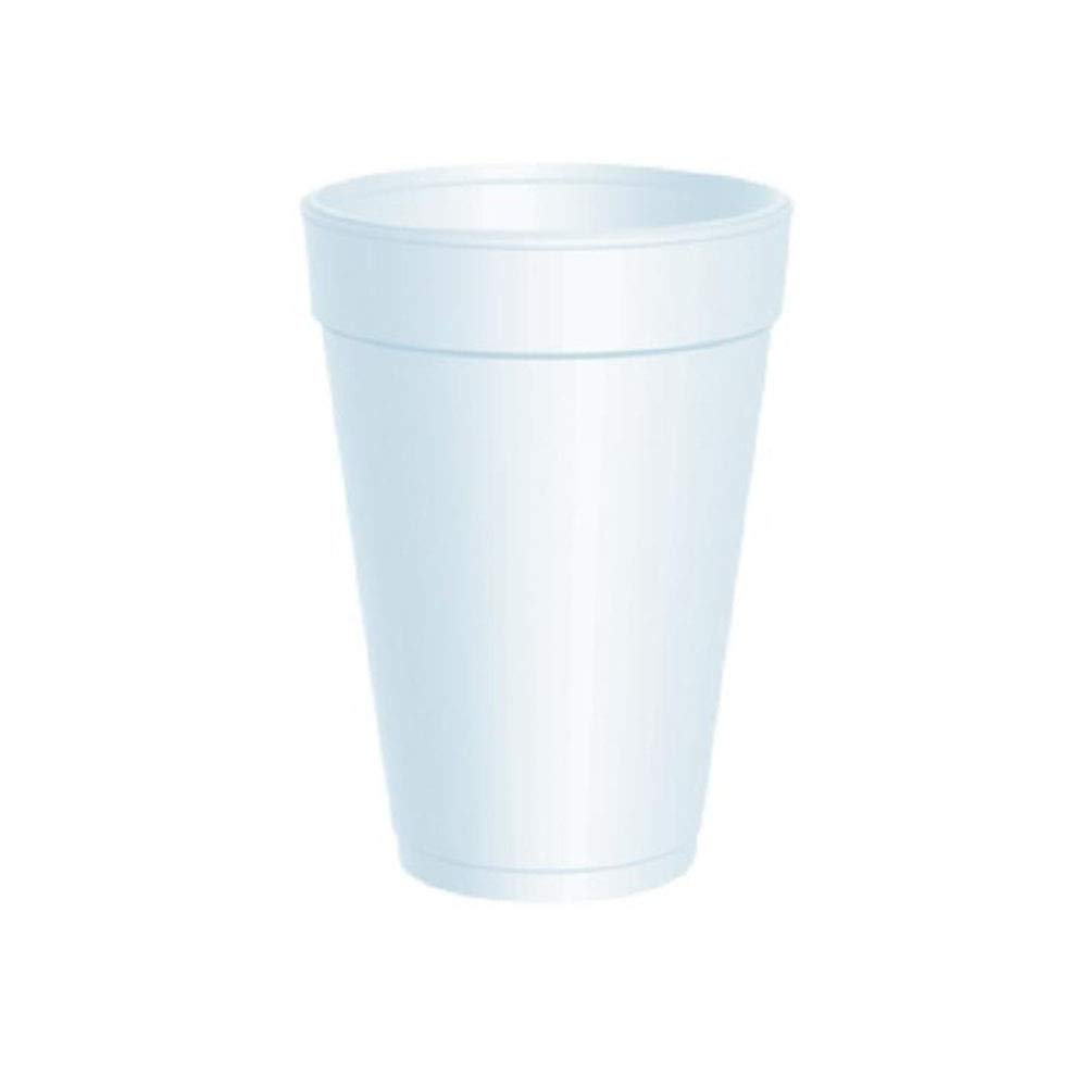 16oz Styrofoam Disposable Drinking Cups - 1000 Pack by Dart Container | Bulk Party Cups for Coffee, Soda, Water | Perfect for Office, Events, Picnics and Parties