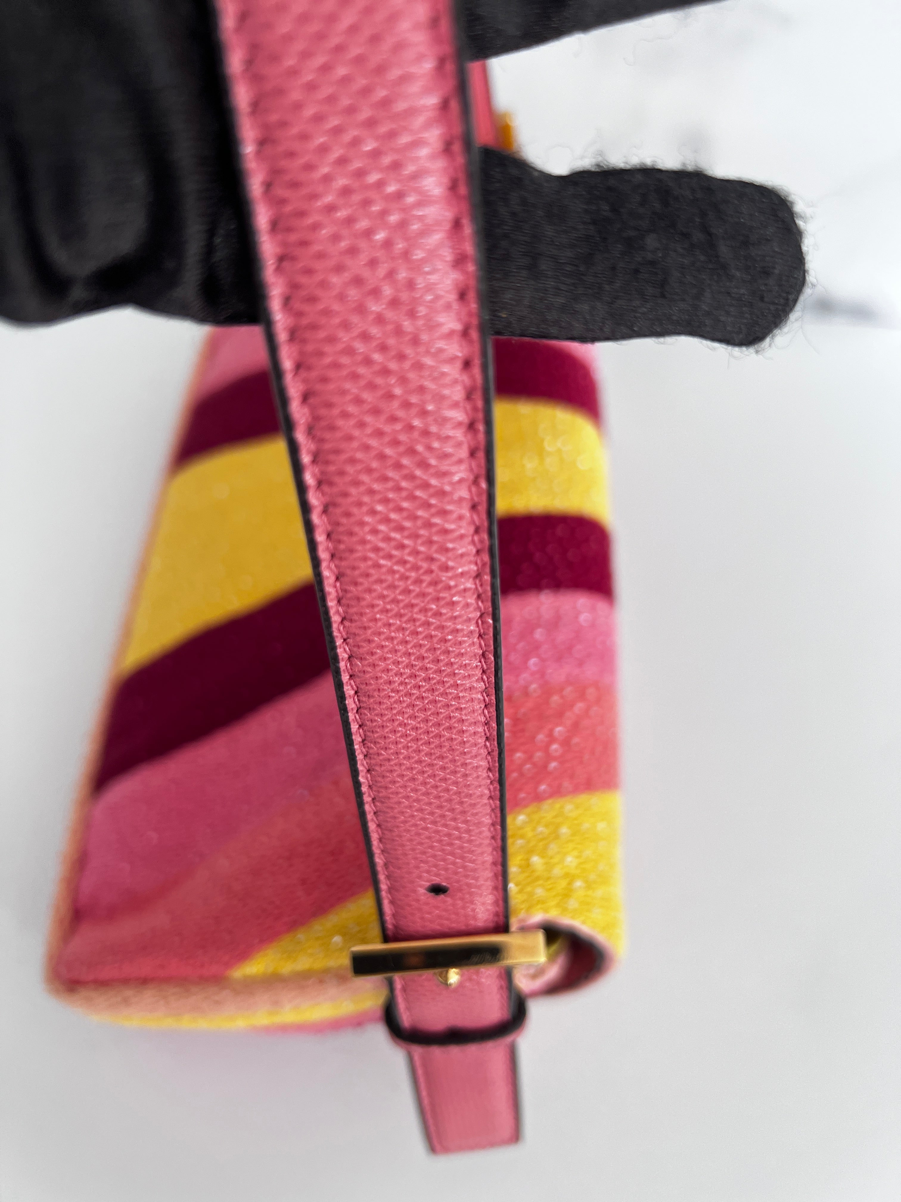 Fendi Sunset Beaded Baguette Bag - Luxury Designer Crossbody Purse for Women | Perfect for Parties, Weddings & Evening Events