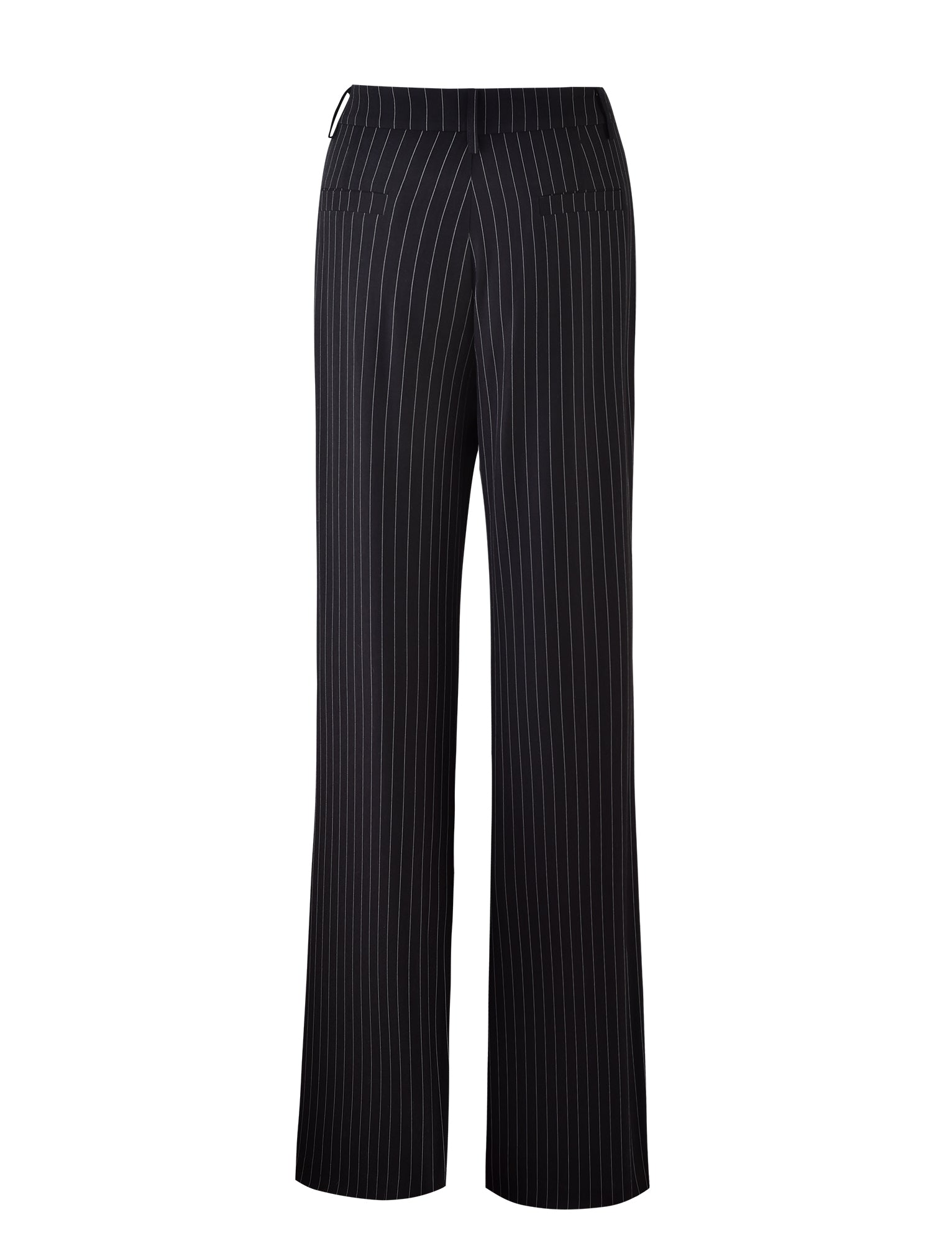 Tamara Black Pinstripe Pants for Women - Stylish Office & Business Casual Wear