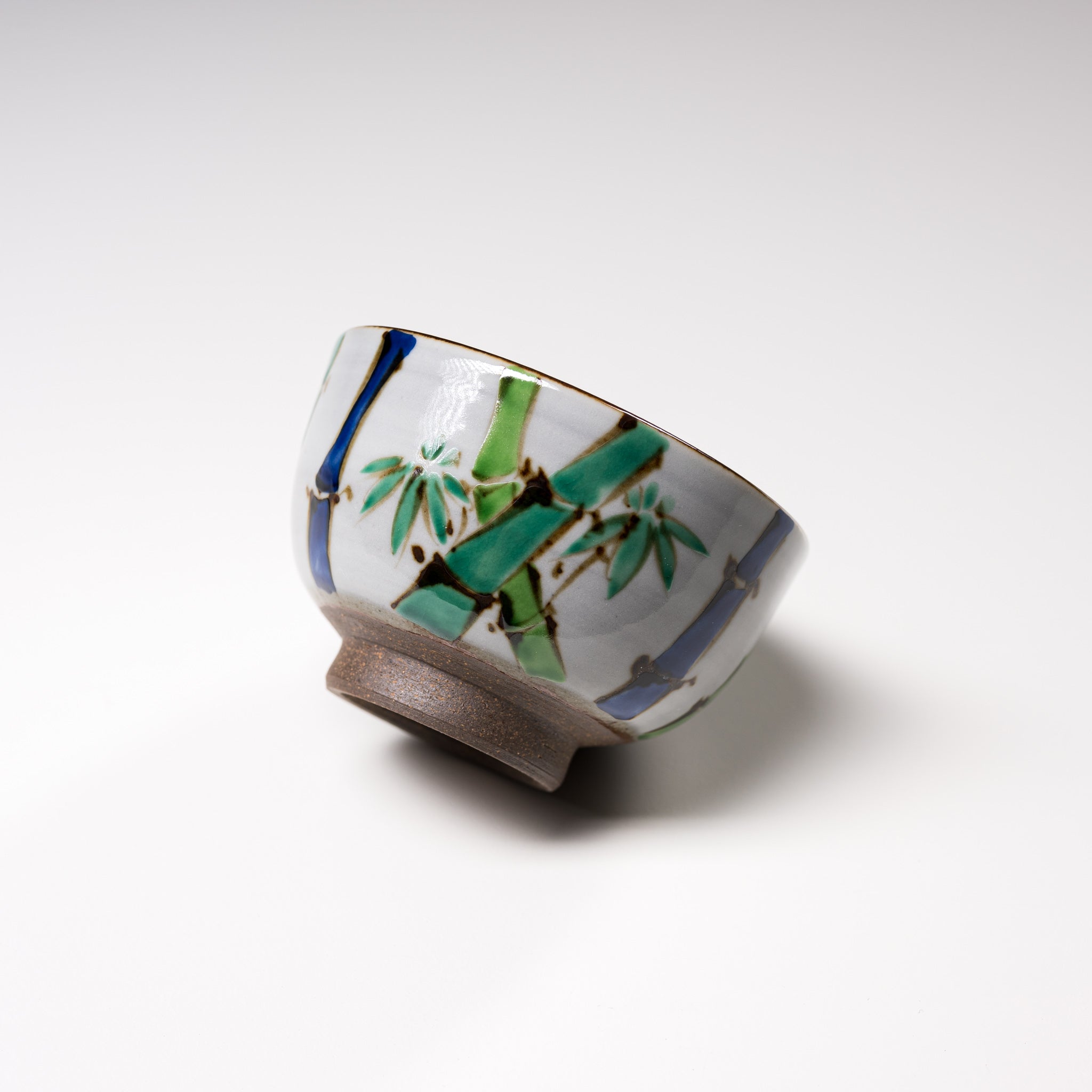 Handmade Kyoto Kiyomizu Ware Kumidashi Tea Cup - Traditional Japanese Bamboo Tea Cup for Matcha, Sencha & Green Tea Ceremony
