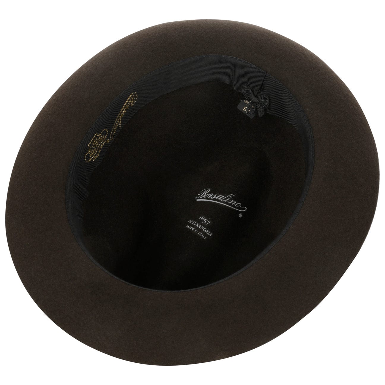 Borsalino Georgio Fur Felt Hat for Men - Classic Winter Fedora with Wide Brim - Perfect for Outdoor Events, Weddings & Cold Weather Fashion
