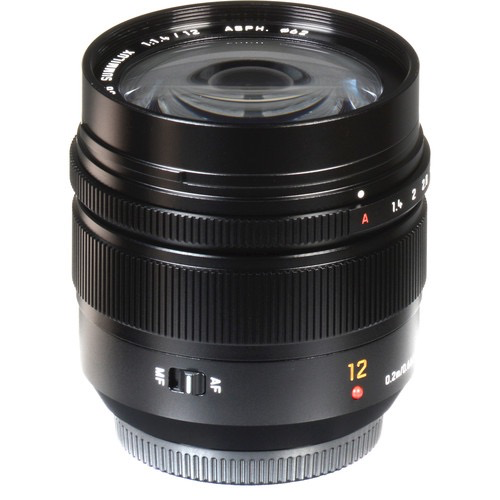 Panasonic Leica DG Summilux 12mm f/1.4 ASPH. Lens - Ultra Wide Aperture Prime Lens for Micro Four Thirds Cameras | Perfect for Low Light Photography, Landscapes & Street Shooting