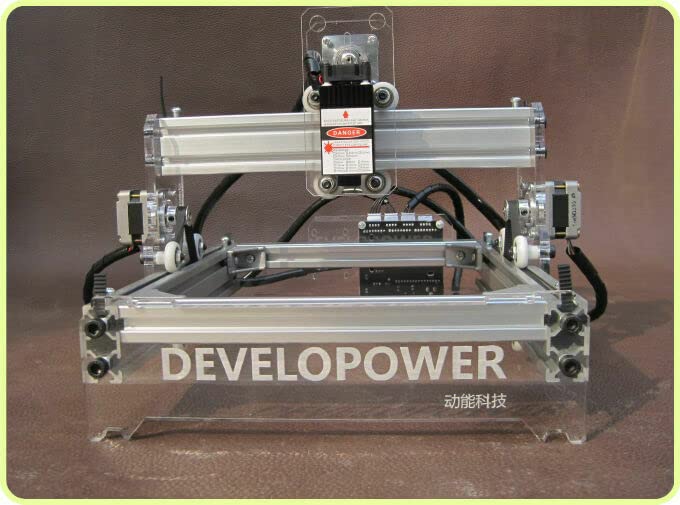 200mW DIY Laser Engraving Machine - Portable Laser Cutter & Engraver with 17x20cm Work Area - Easy Assembly for Wood, Leather, Acrylic - Perfect for Home Crafts & Small Business (US Stock)