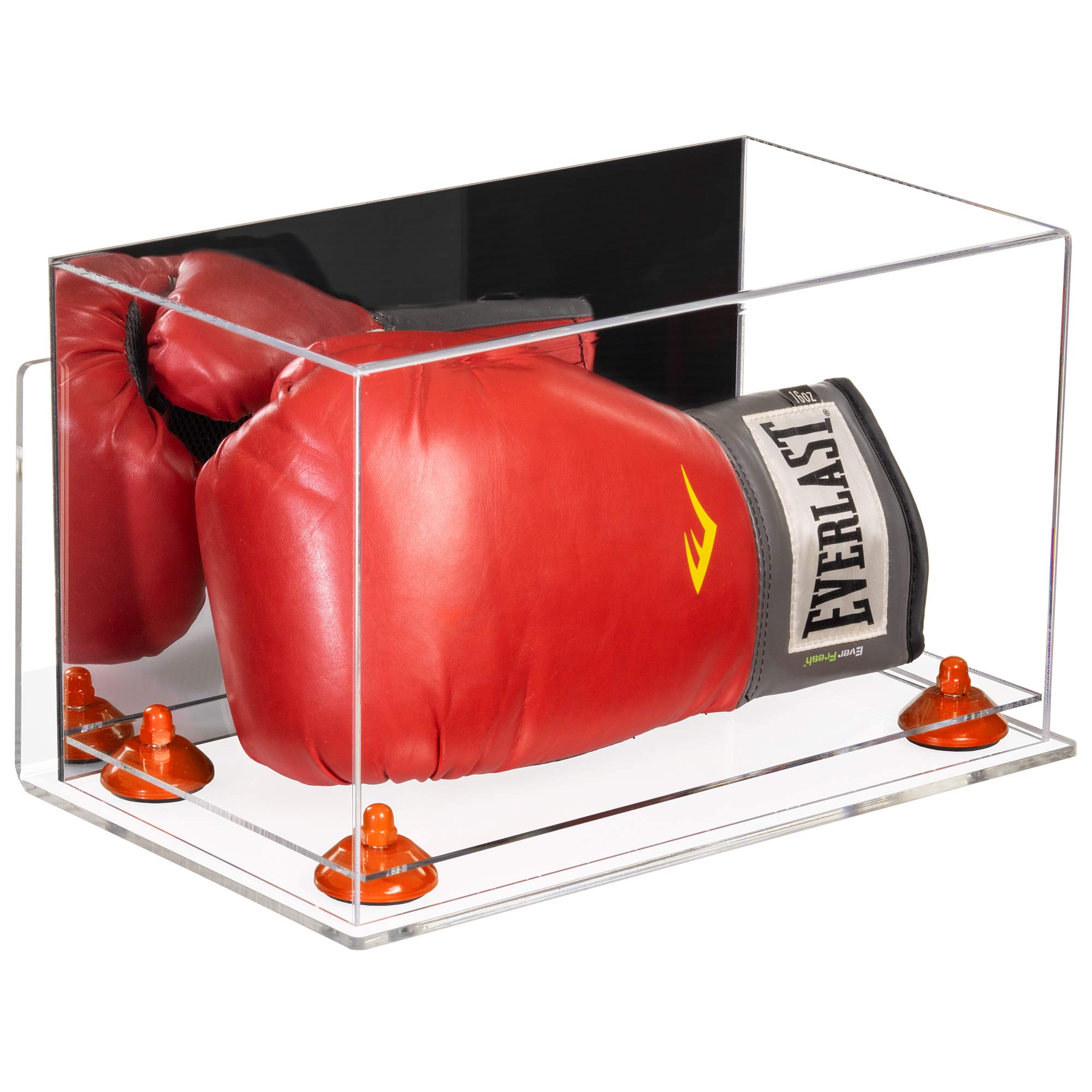 Premium Acrylic Boxing Glove Display Case - Clear Full-Size Protective Showcase for Collectible Boxing Gloves | Perfect for Home Decor, Sports Memorabilia Display & Gift Giving