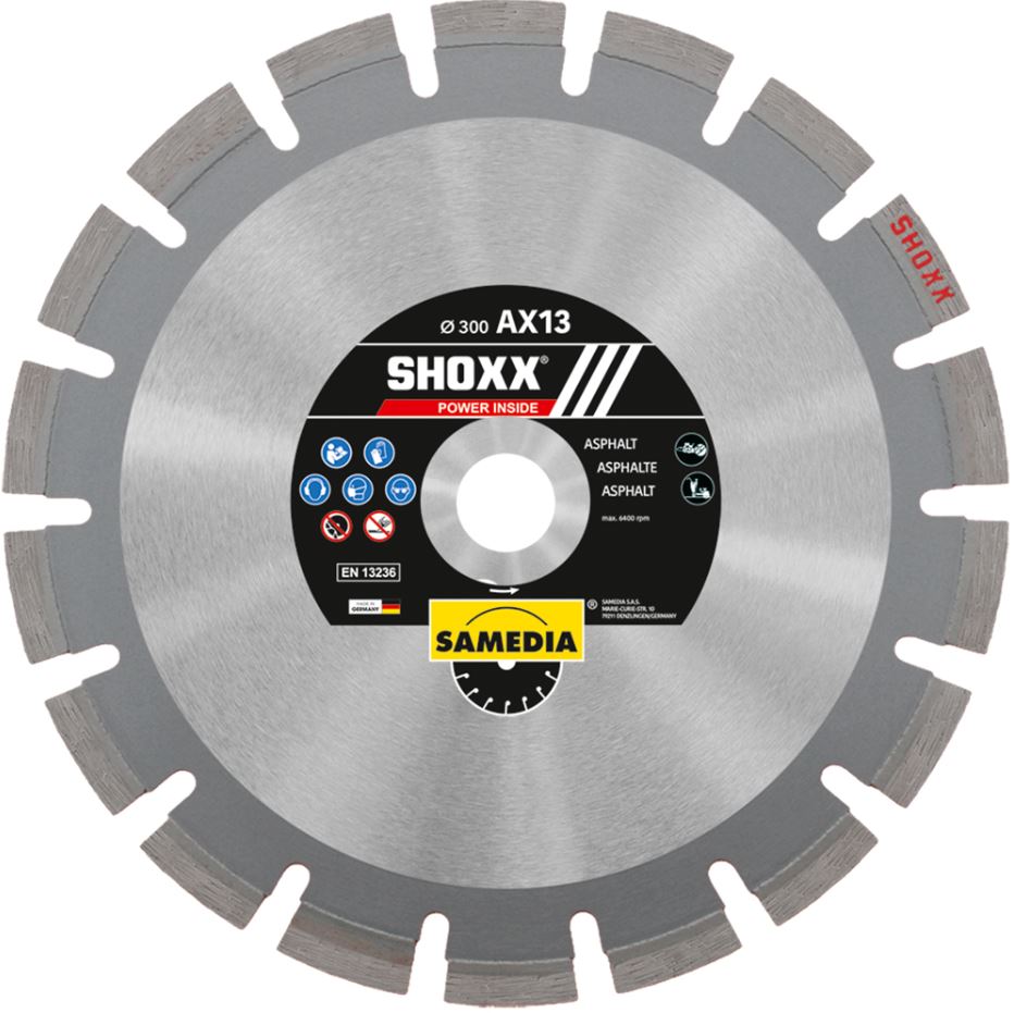 Samedia SHOXX AX13 Diamond Blade - Premium Cutting Tool for Tile, Stone & Concrete - Perfect for DIY & Professional Construction Projects