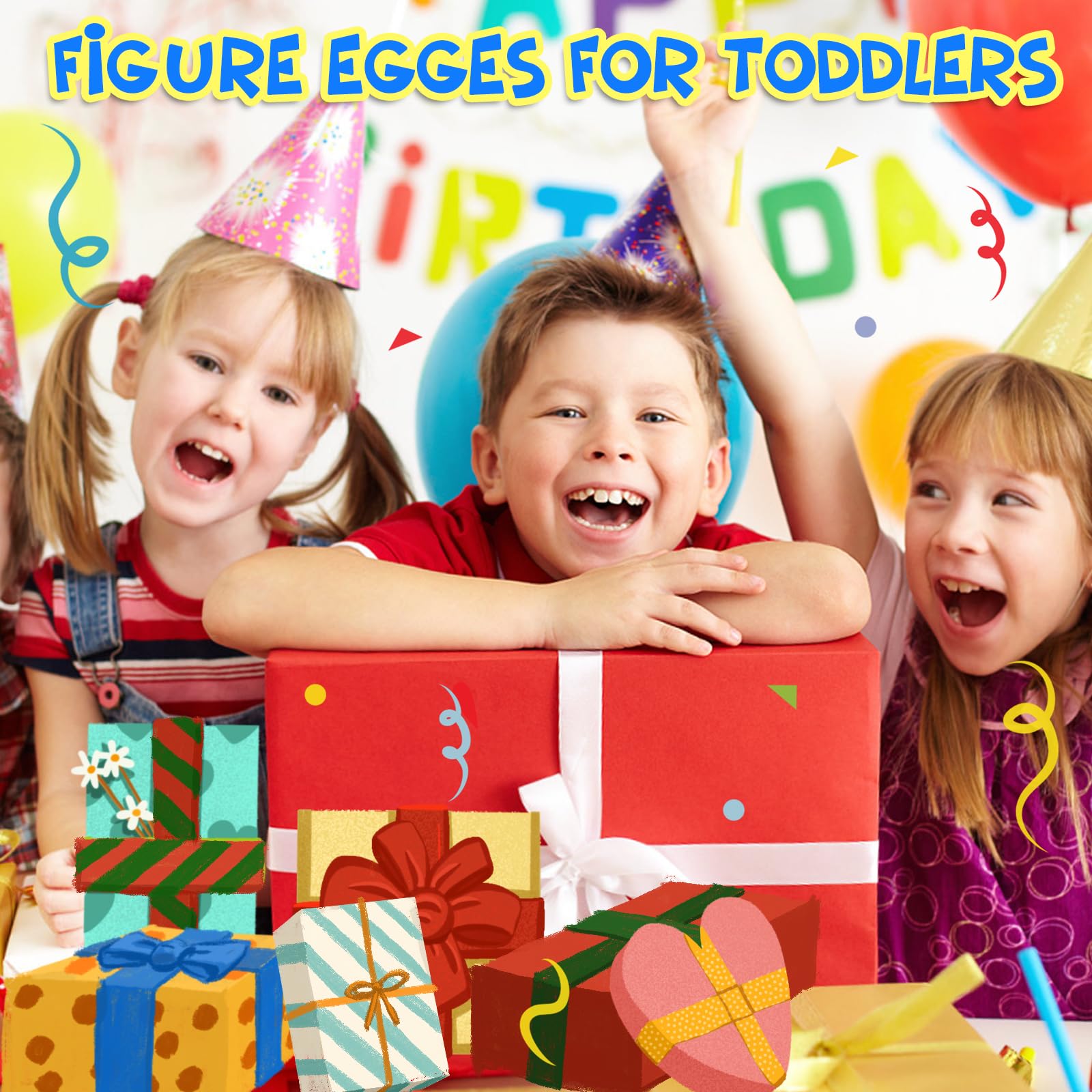 LOOIKOOS 12-Piece Matching Egg Toy Set - Educational Toddler Learning Toy for Color & Number Recognition - Fun Puzzle Game for Kids - Perfect for Preschool Learning & Playtime Activities