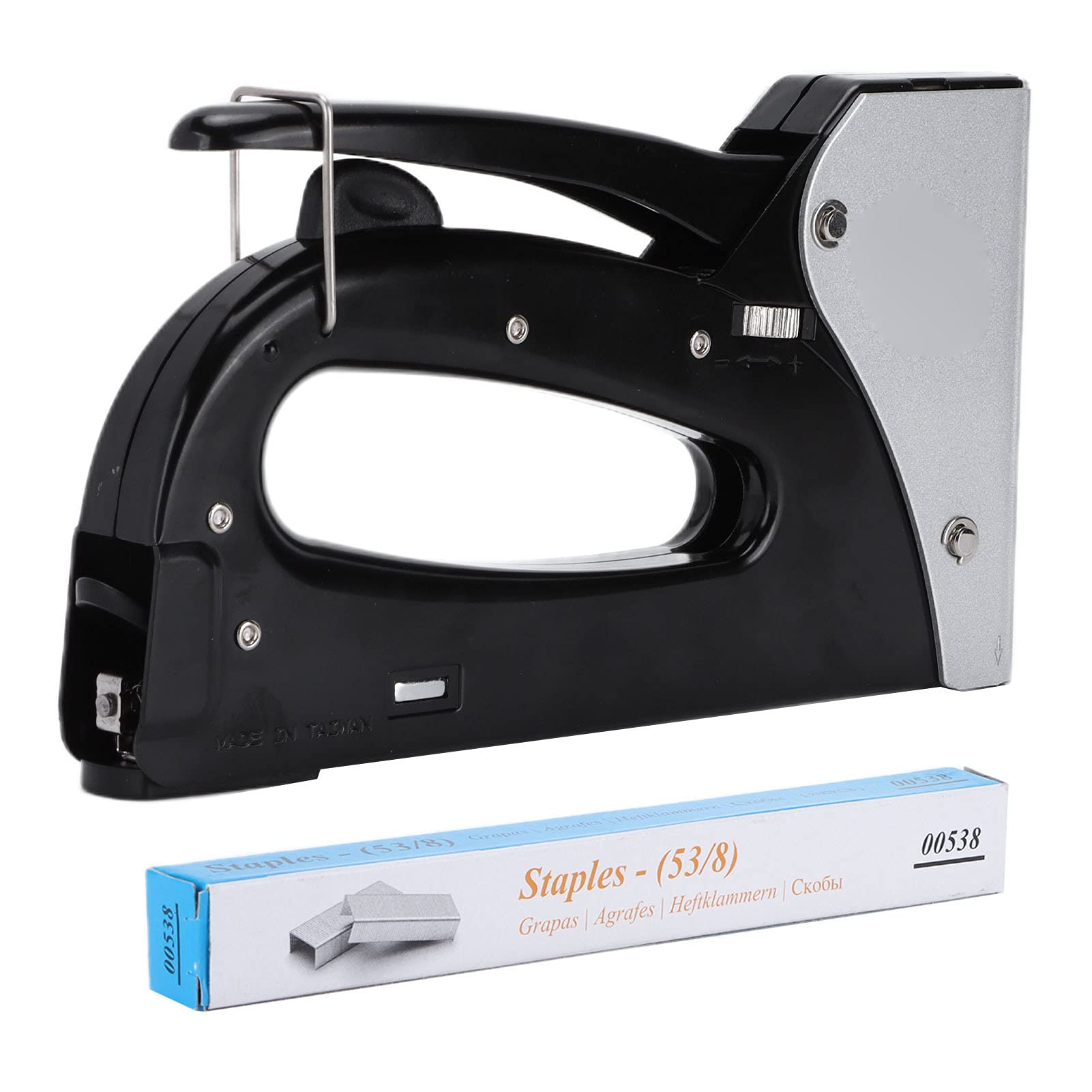 Heavy Duty Nail Gun with Nail Extraction Function - Labor-Saving Staple Gun for Material Repair - Perfect for Carpentry, Construction, and Home Renovation Projects