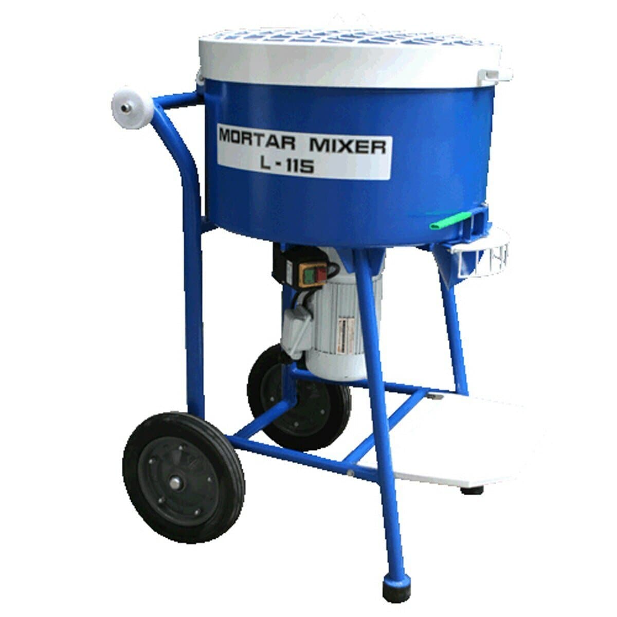 Aardwolf L111 Heavy Duty Mortar Mixer - Professional Construction Cement Mixer for Concrete, Stucco, Grout - Perfect for DIY Projects, Home Renovations & Job Sites