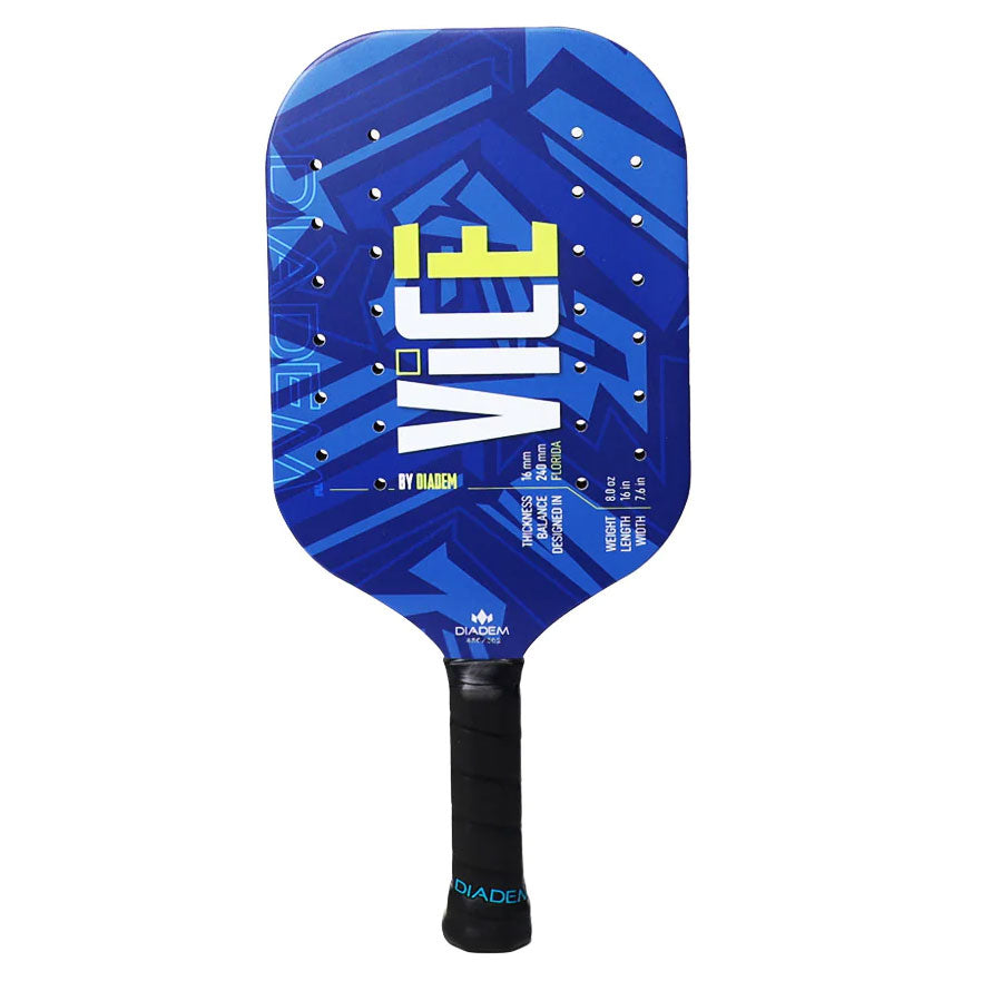 Diadem VICE Pickleball Paddle - Premium Graphite Paddle for All Skill Levels | Demo & Rental Available | Perfect for Tournaments, Training & Recreational Play