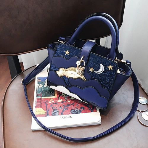 Elegant Women's Leather Embroidery Handbag - Fashionable Shoulder Bag for Girls | Perfect for Work, Travel & Daily Use