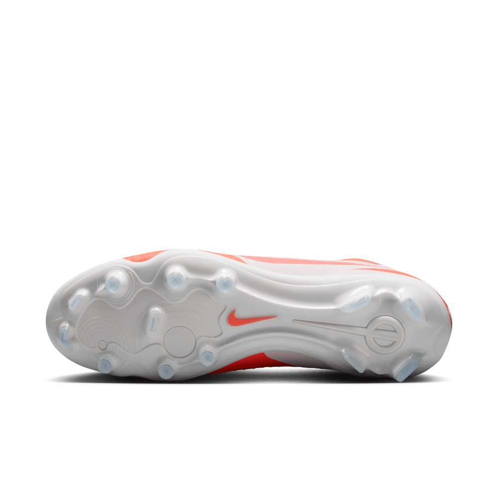 Nike Tiempo Legend 10 Pro FG Soccer Cleats for Men - Hot Lava/White - Firm Ground Football Boots for Professional Performance | Perfect for Matches, Training & Outdoor Play