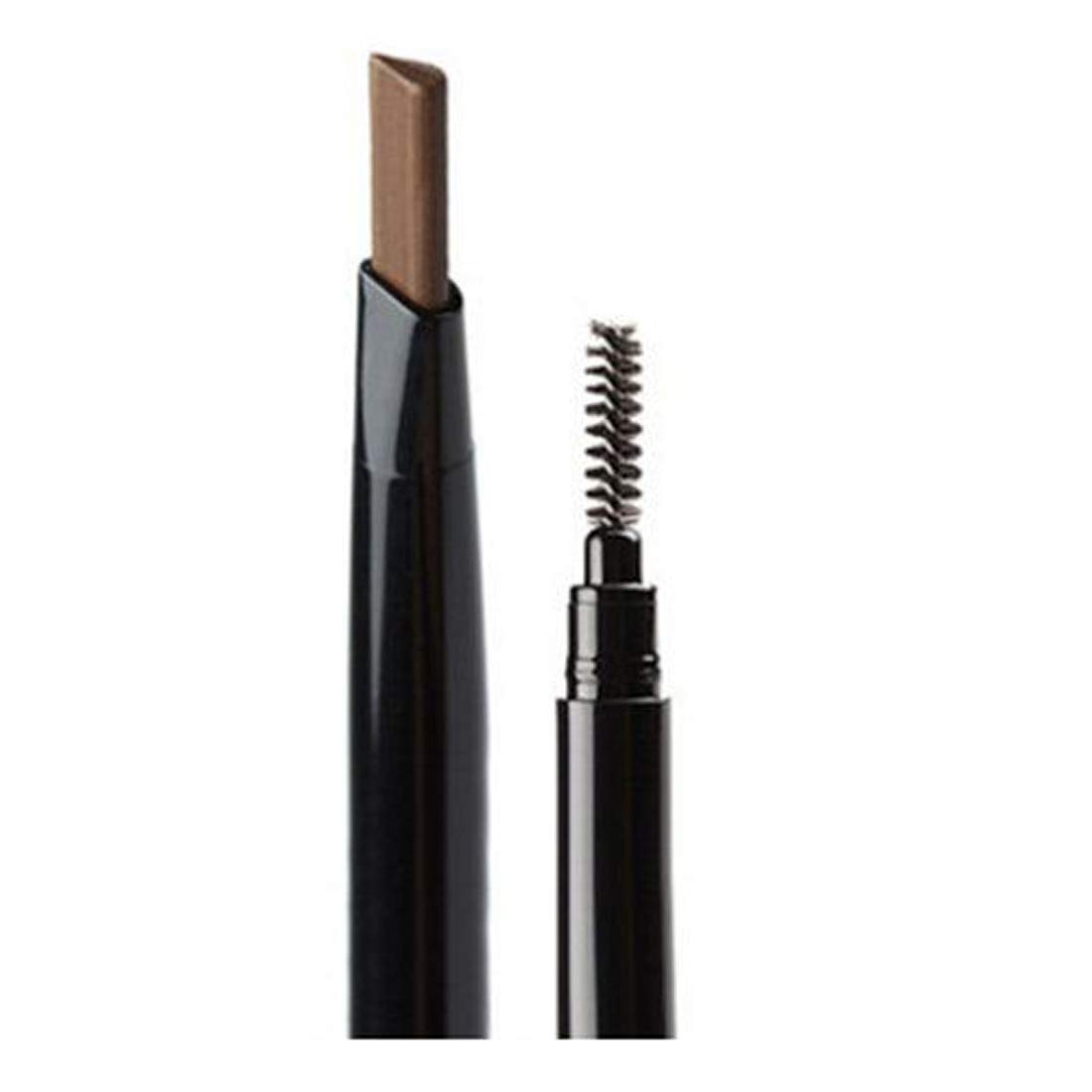 Waterproof Auto Eyebrow Pencil with Brush - Dark Brown for Everyday Makeup