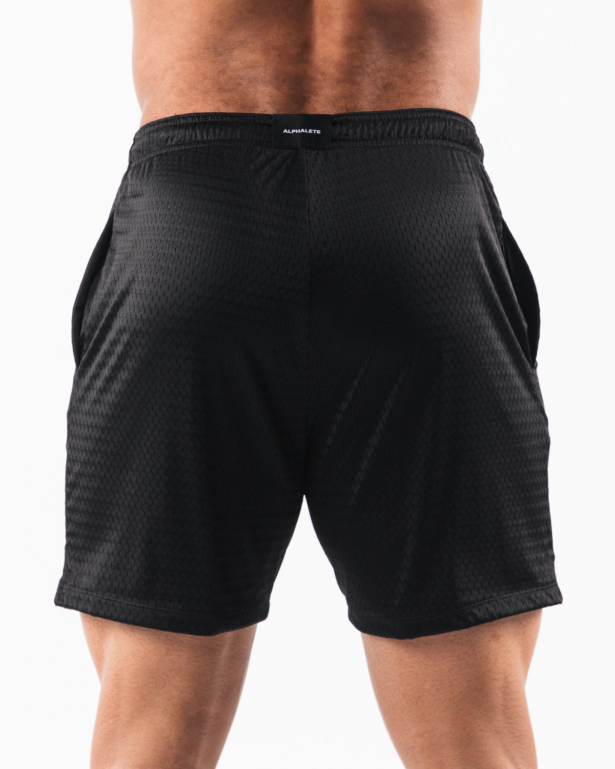 AA Mesh Shorts 6 Inch - Breathable Running Shorts for Men, Black | Perfect for Gym Workouts, Jogging & Summer Sports