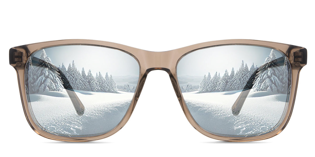 Tavo Men Prescription Tinted Sunglasses - UV Protection Polarized Lenses for Driving, Fishing & Outdoor Activities