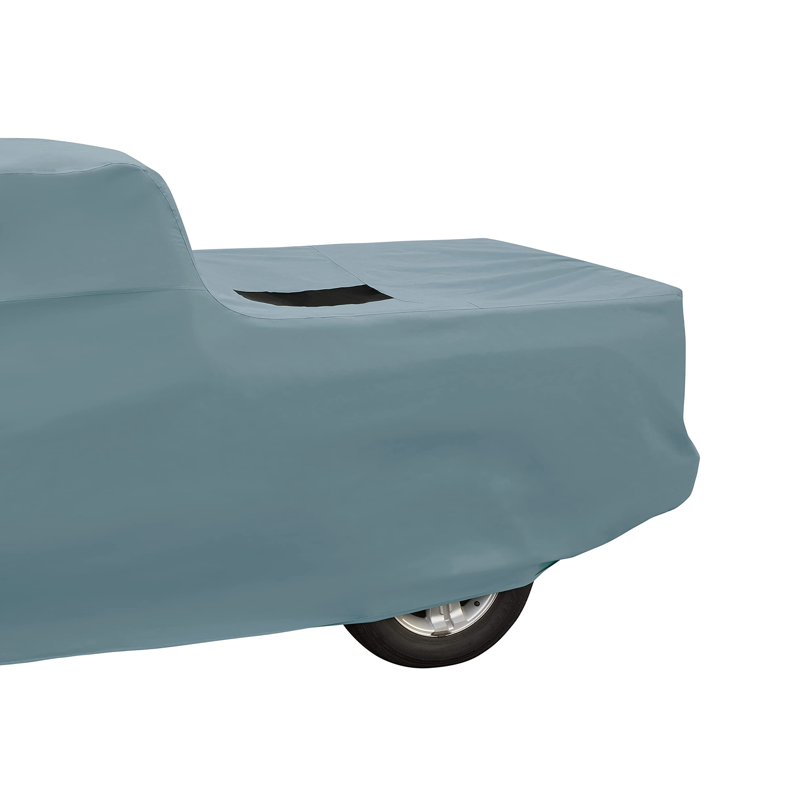 Classic Accessories Over Drive PolyPRO 1 Waterproof Truck Cover with RainRelease, Fits 21' - 22' Cab Pickup Trucks, Ideal for Outdoor Storage & Weather Protection