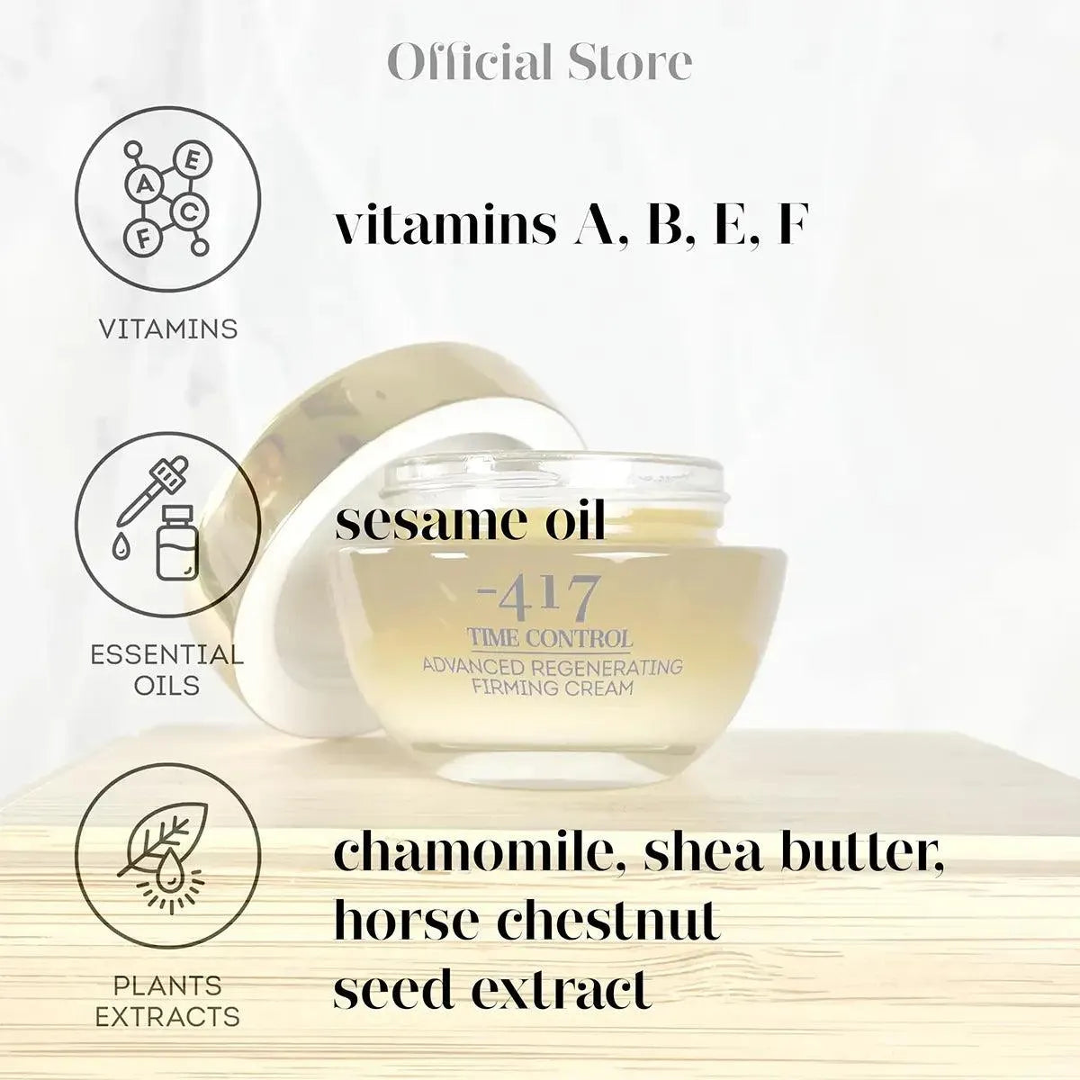 Minus 417 Advanced Regenerating Firming Cream - Anti-Aging Face Moisturizer for Wrinkles & Fine Lines - Perfect for Night & Day Skincare Routine
