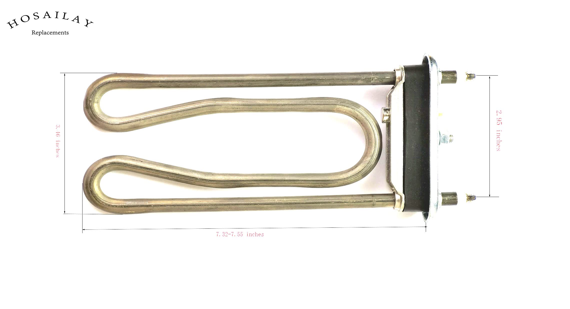 LG Dishwasher Heating Element Assembly 5301DD1001G 6026050 - Replacement Part for LG Dishwashers (Excluding Pump Heater Models) - Perfect for Quick Dishwasher Repairs at Home