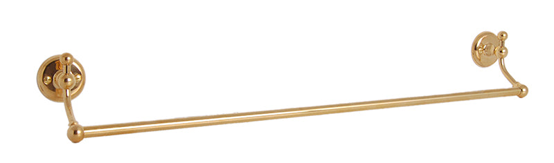 Simple Haga Brass Towel Bar - Perfect for Bathroom, Kitchen, and Laundry Room Organization