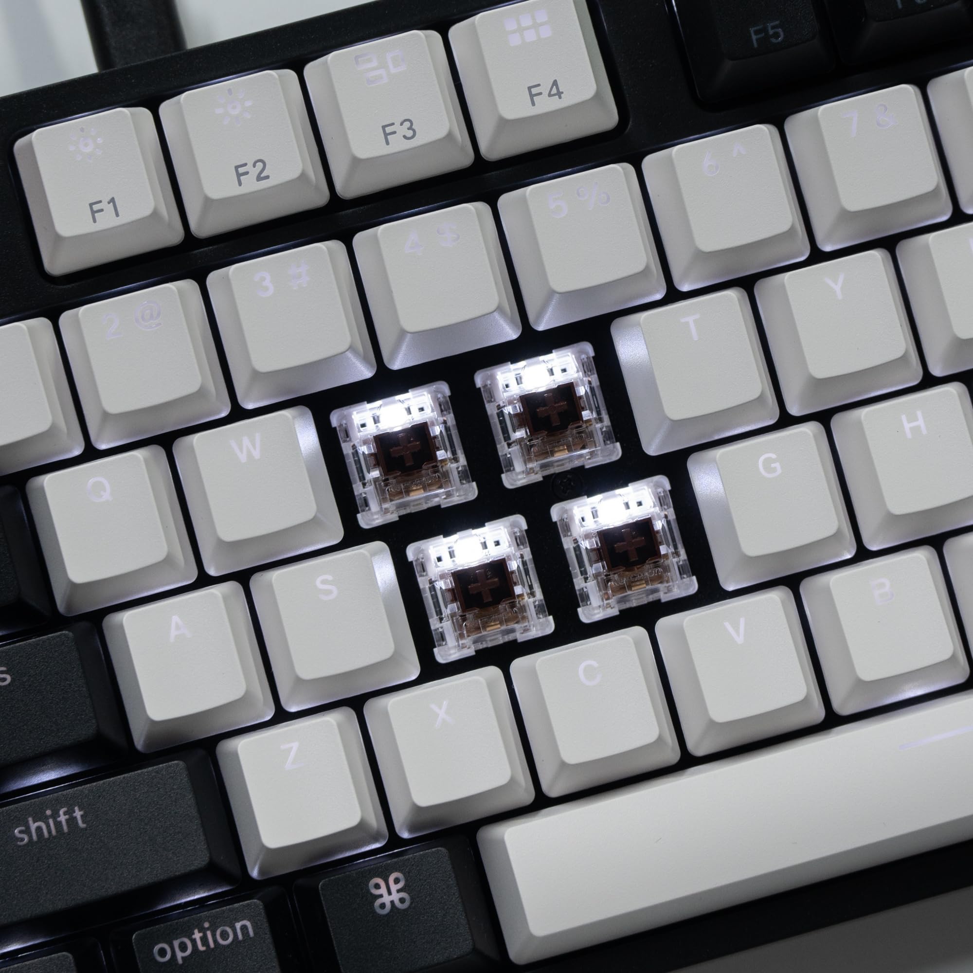 Keychron C2 Wired Mechanical Keyboard - 104 Keys, Gateron Brown Switch, LED Backlight for Mac/Windows - Perfect for Gaming & Office Work