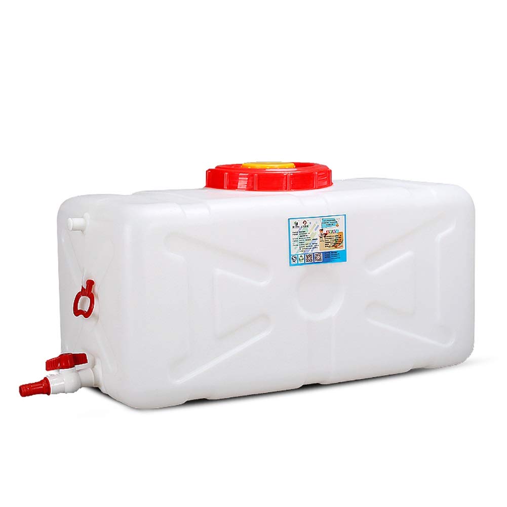 Portable 45L Water Storage Container - Heavy Duty Plastic Water Tank Carrier for Camping, Hiking, Emergency & Hurricane Preparedness | Outdoor Water Jug, Bucket & Bottle for Survival & Travel