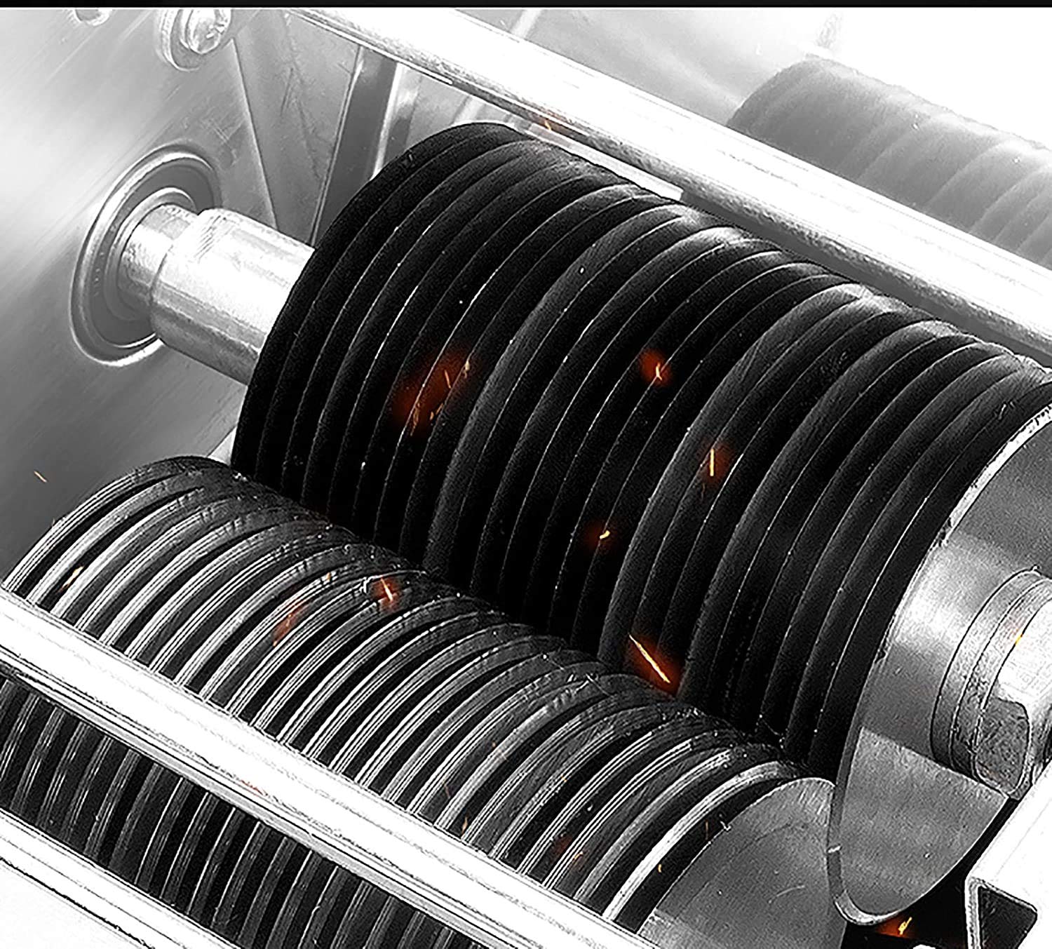 NEWTRY 2.5mm Replacement Blade for Electric Meat Slicer - Compatible with Vegetables, Deli Foods, Fish Cutting Machine - Perfect for Home Kitchens & Commercial Use