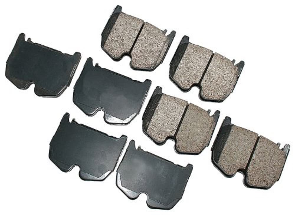 Akebono Ultra-Premium Ceramic Brake Pad Set - Low Noise, Dust-Free Performance - Fits Honda, Toyota, Nissan - Perfect for Daily Commuting & Highway Driving