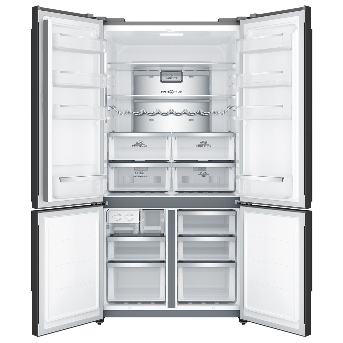 Electrolux 562L UltimateTaste 700 French Door Refrigerator in Black (EQE5607BA) - Perfect for Modern Kitchens & Large Family Storage