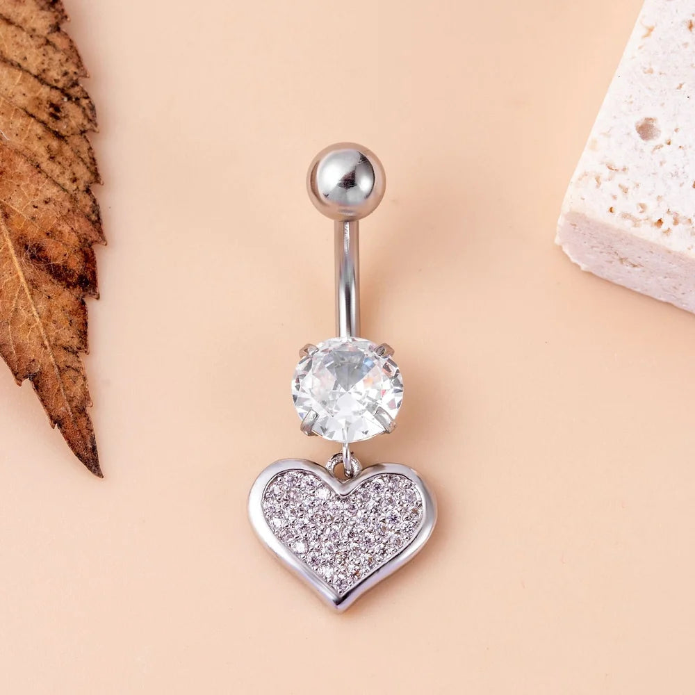 14G Hypoallergenic Butterfly Belly Button Ring - Surgical Steel Navel Piercing Jewelry for Women | Perfect for Everyday Wear, Parties & Body Piercing Enthusiasts