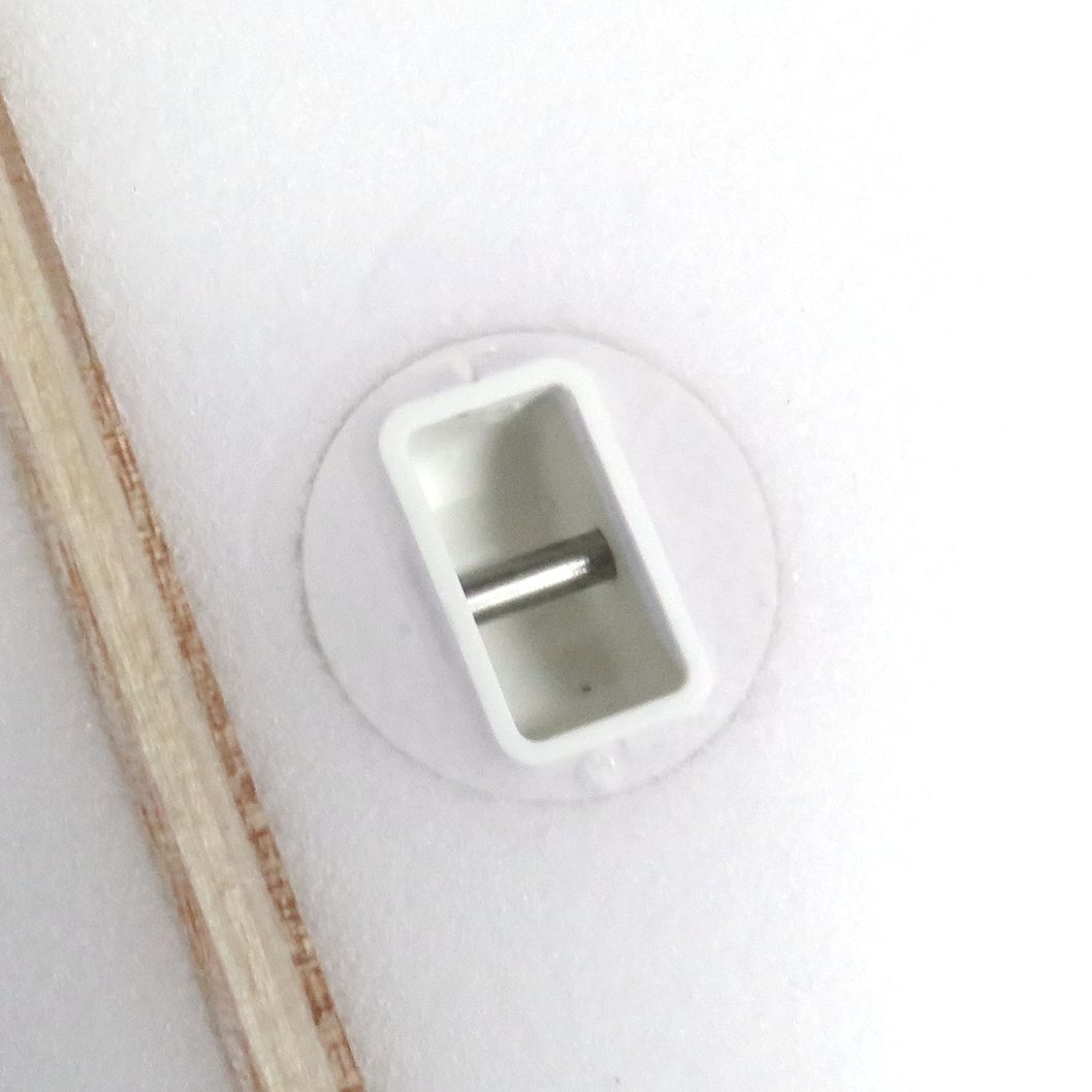 FCS Leash Plug - White Ding Repair Kit for Surfboard & Paddleboard - Perfect for Surfing, SUP, and Water Sports