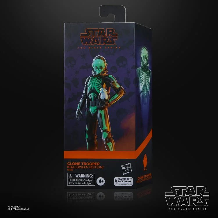 Star Wars The Black Series Clone Trooper (Halloween Edition) 6-Inch Action Figure - Collectible Toy for Fans, Cosplay & Display