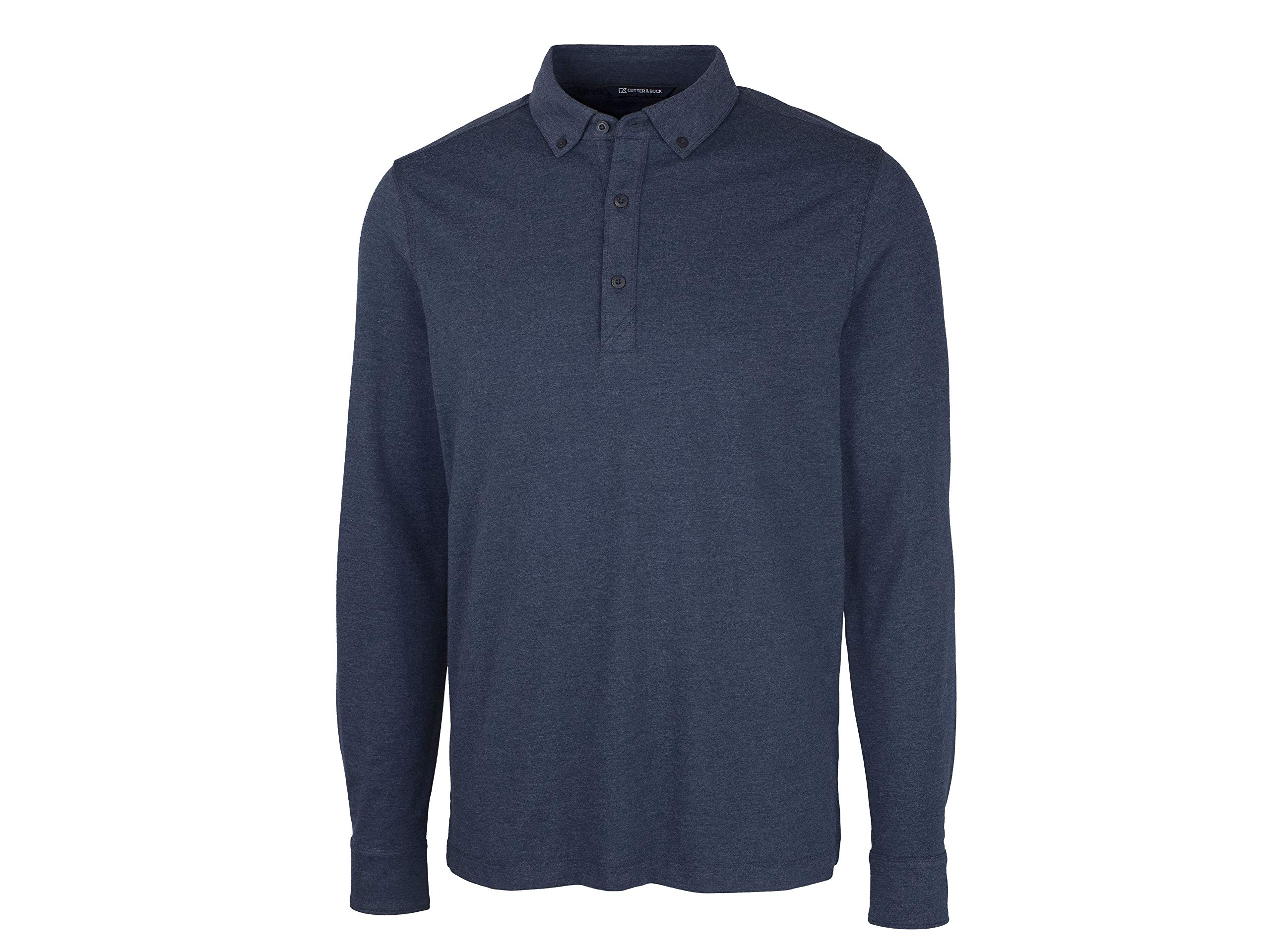 Cutter & Buck Men's Performance Golf Polo Shirt - Moisture Wicking, UV Protection, Breathable Fabric for Golf, Work & Casual Wear