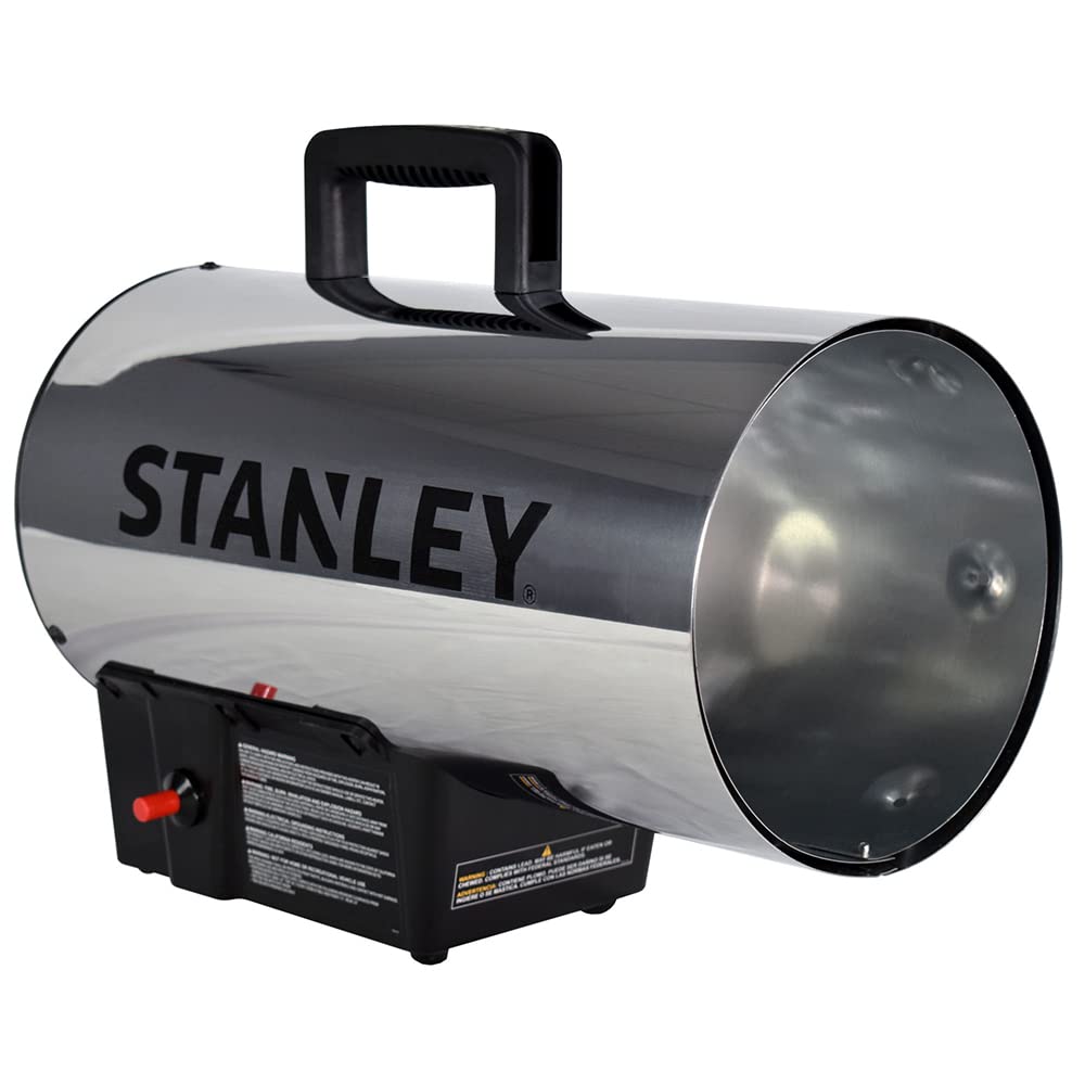 STANLEY 60,000 BTU Propane Garage Heater - Portable Shop Heater for Indoor/Outdoor Use - Ideal for Workshops, Garages, Construction Sites & Patios