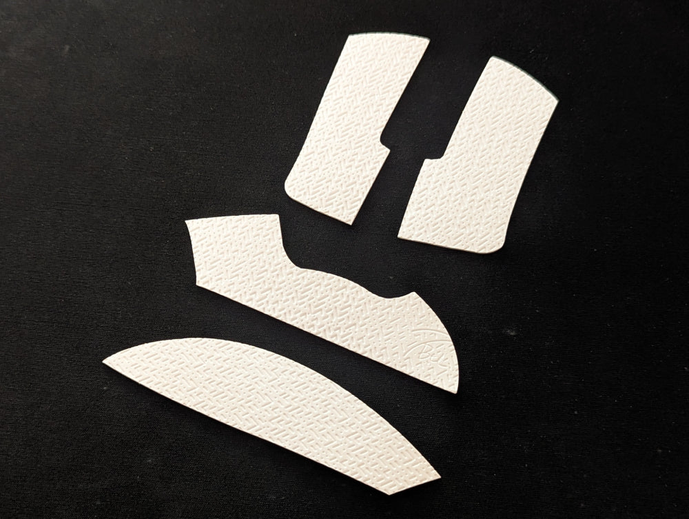 BT.L Mouse Grip for Razer Deathadder V3 Pro - Non-Slip Matte White Gaming Grip Tape | Improve Control & Comfort for FPS, MOBA, and Esports Gaming