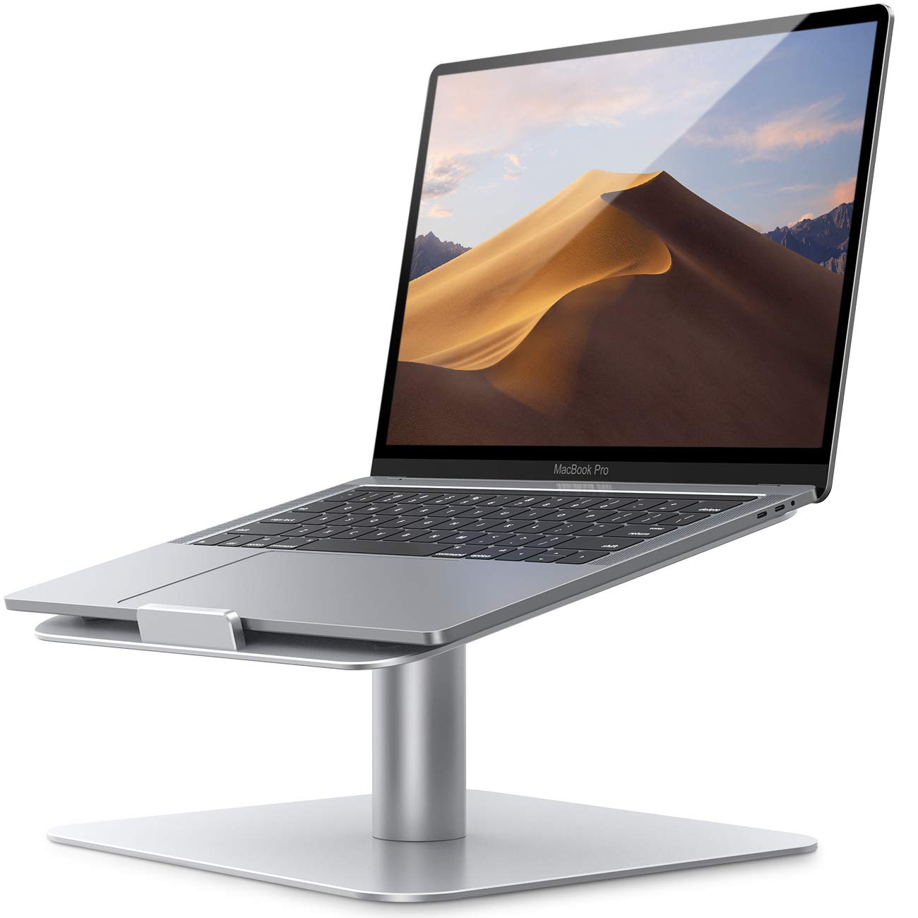 Lamicall 360° Rotating Swivel Laptop Stand - Ergonomic Aluminum Riser for MacBook, Air, Pro, Dell XPS, HP & 10