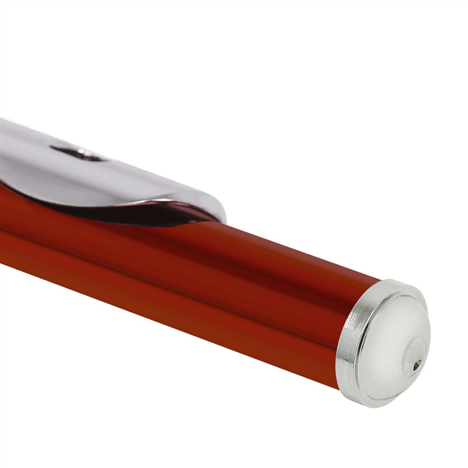 Professional 16-Hole Red C Key Flute with Silver-Nickel Keys - Concert Cupronickel Wind Instrument with Carrying Case - Perfect for Beginners, Students & Live Performances