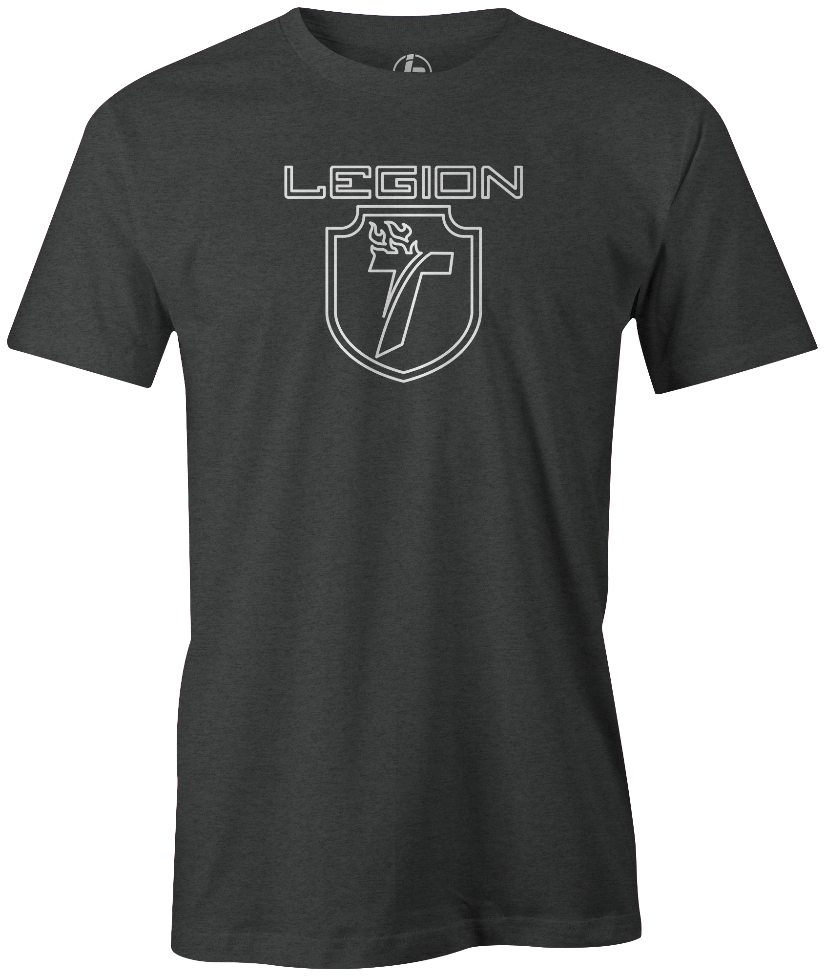 Track Legion Bowling Ball Logo Tee Shirt - Men's & Women's Casual Bowler T-Shirt for Bowling League, Tournaments & Sports Fans - Comfortable Cotton Apparel for Practice & Competition