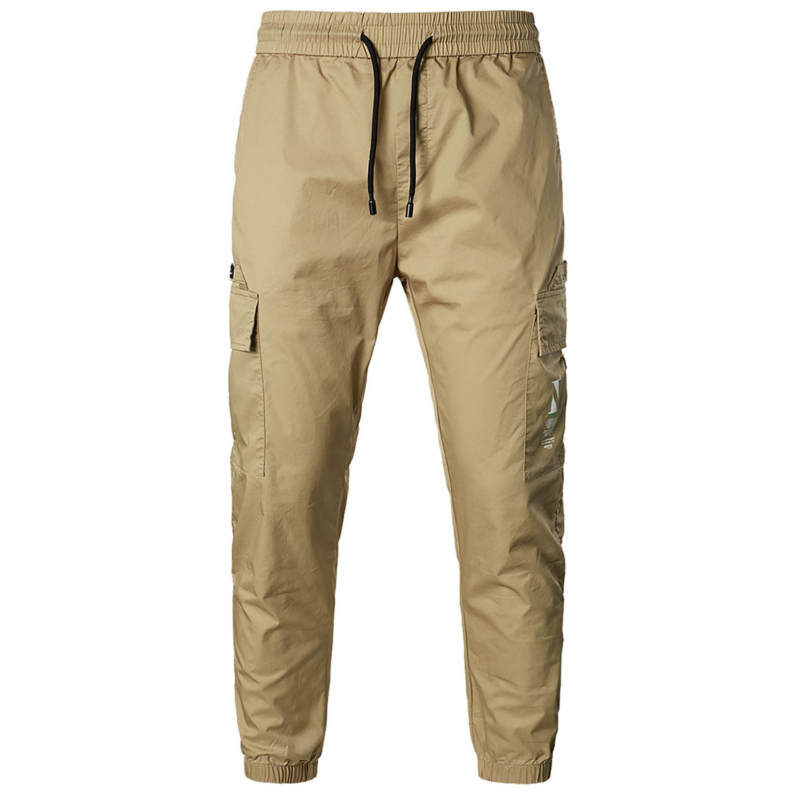 QTOCIO Men's Tactical Cargo Pants - Outdoor Work Hiking Pants with Relaxed Tapered Slim Fit - Durable Chino Trousers for Adventure, Travel & Daily Wear
