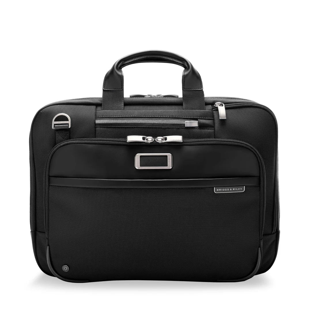 Briggs & Riley Medium Expandable Carry-On Luggage - Durable Business Travel Bag with USB Port for Laptop & Work Essentials | Perfect for Airplane & Commuter Use