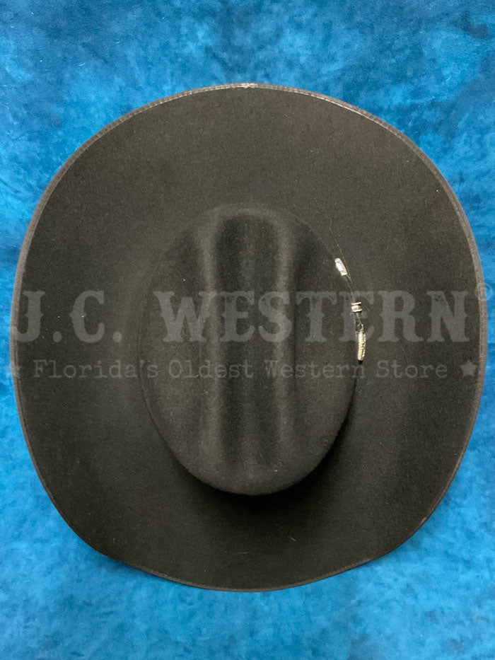 Resistol RWHRSEB 084207 4X Felt Western Cowboy Hat - Black Horseshoe Bound for Men | Perfect for Rodeo, Ranch Work & Country Fashion